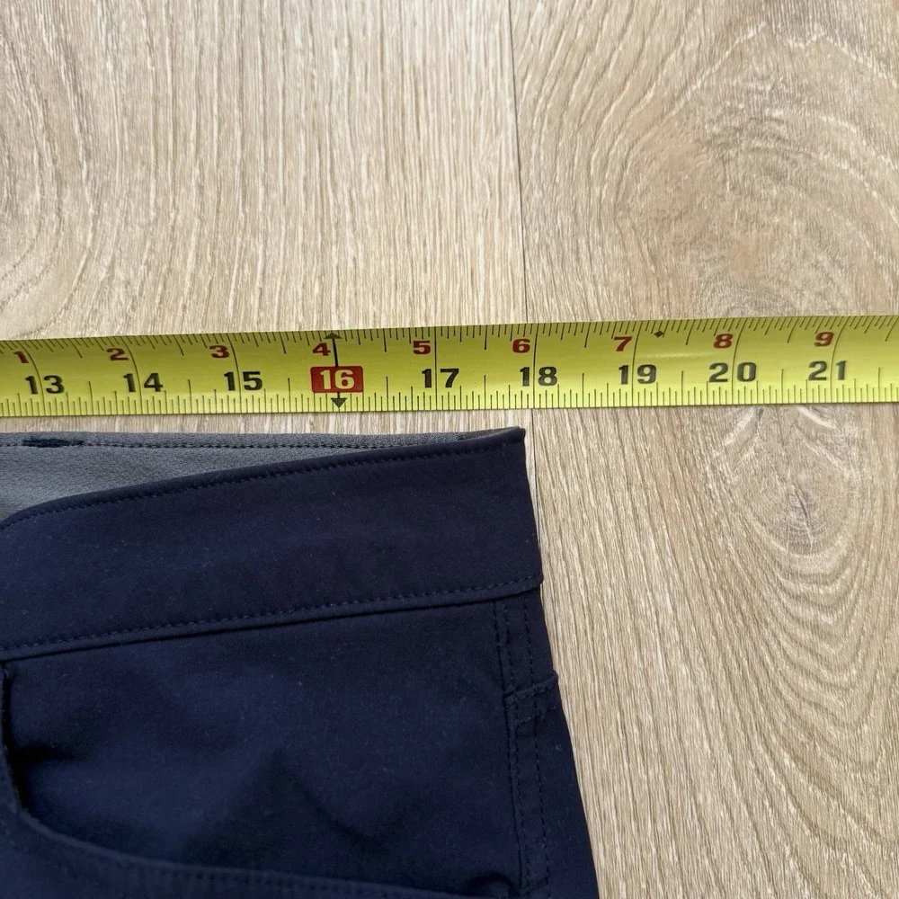 Eddie Bauer Pants Mens 36x30 Navy‎ Blue Fleece Lined Performance Tech Nylon